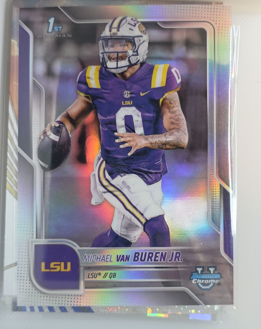 2025 Bowman University Chrome #53 Michael Van Buren Jr. — front