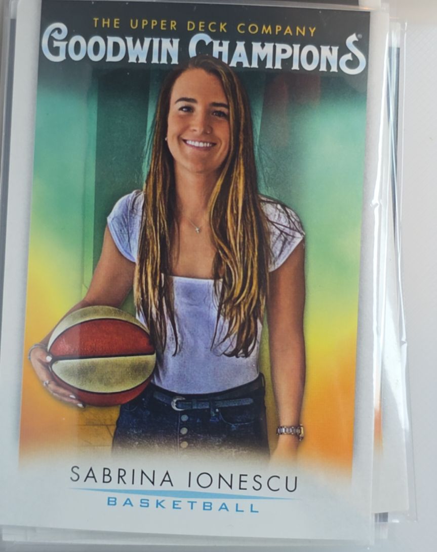 2021 Upper Deck Goodwin Champions #42 Sabrina Ionescu — front