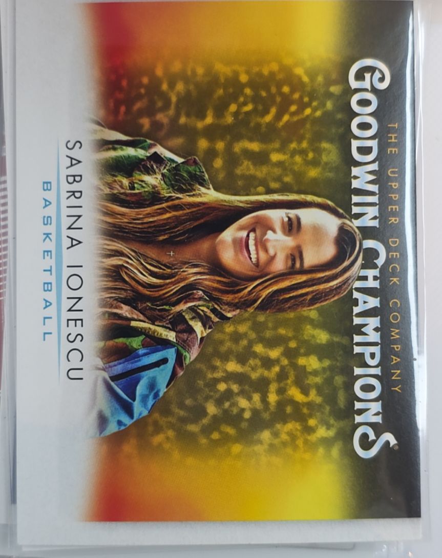 2021 Upper Deck Goodwin Champions #72 Sabrina Ionescu — front