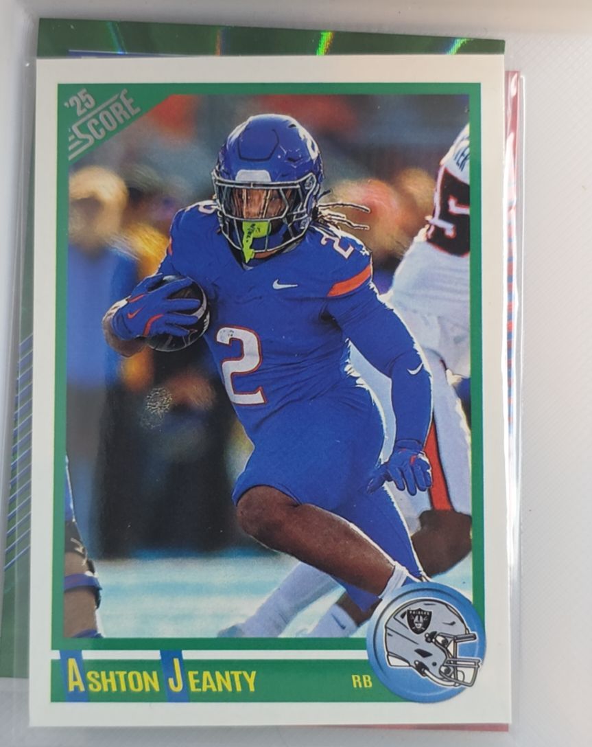 2025 Panini Score Anniversary Rookie #1 Ashton Jeanty — front