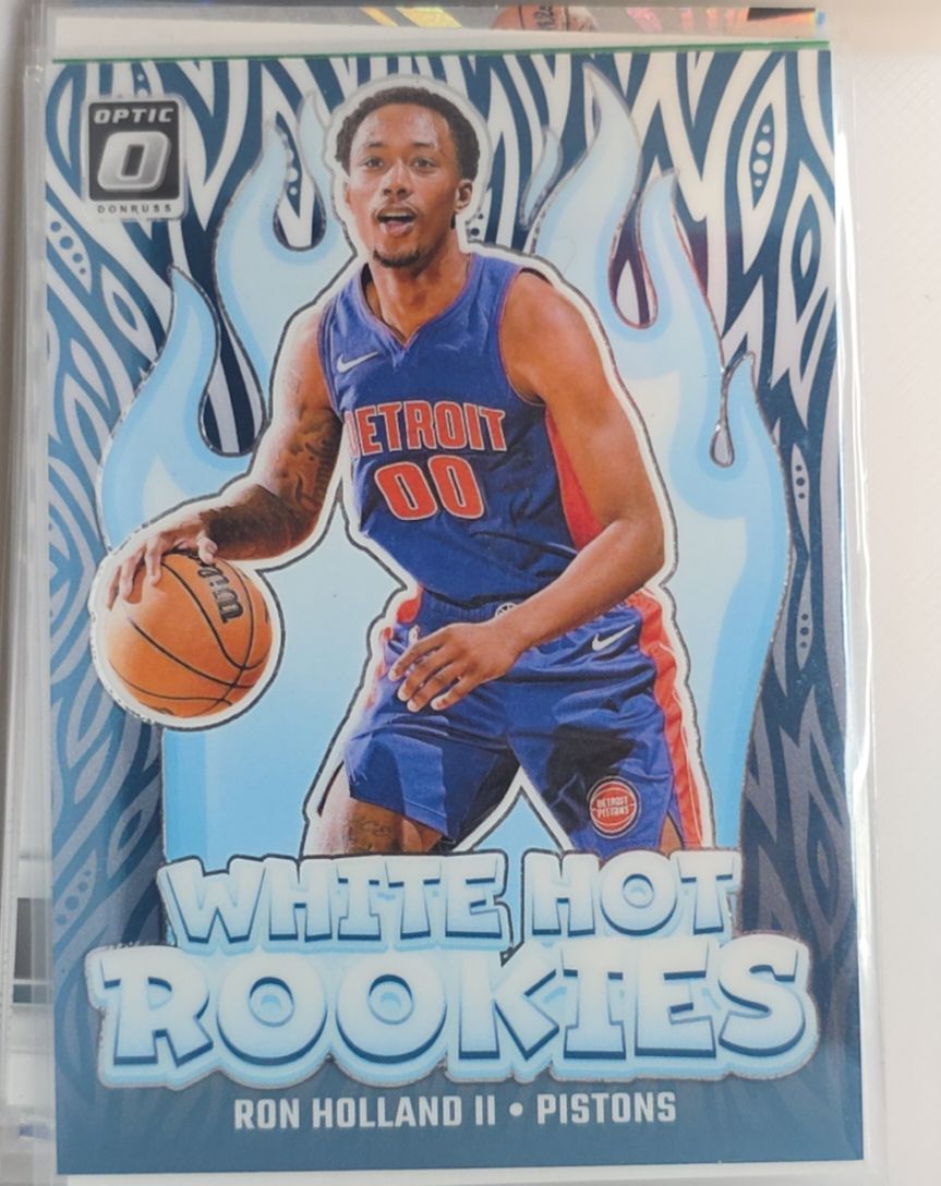 2024-25 Donruss Optic #1 Ron Holland II White Hot Rookies — front