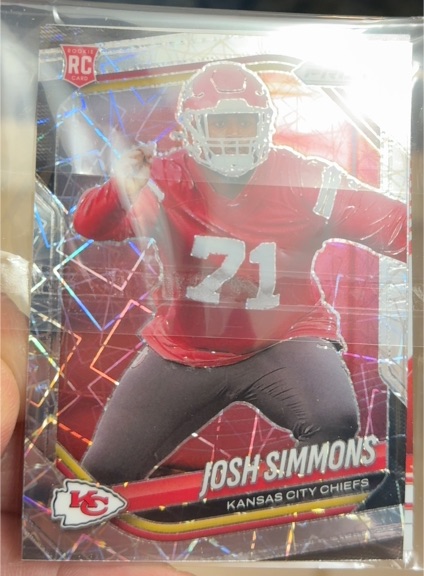 2025 Panini Prizm #337 Josh Simmons — front