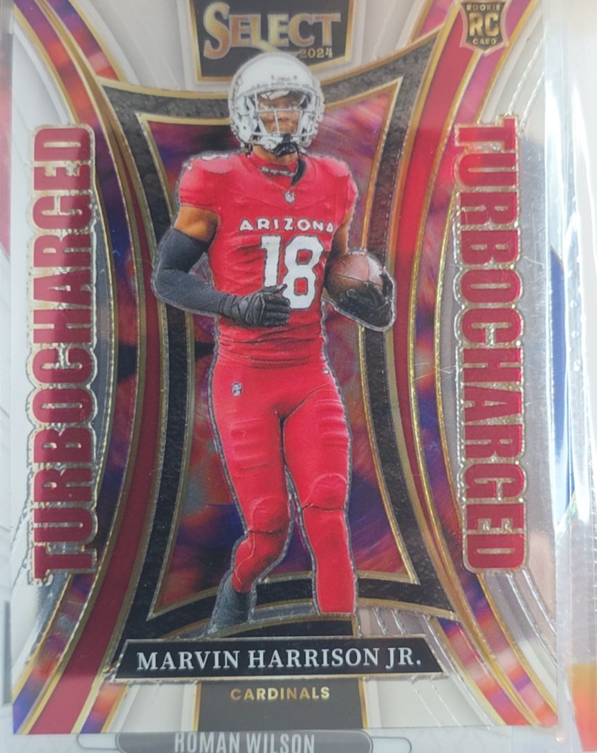 2024 Panini Select #2 Marvin Harrison Jr. Turbocharged — front