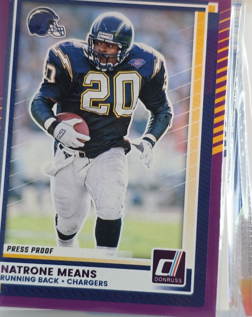 2025 Donruss #288 Natrone Means — front