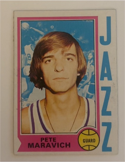 1974-75 Topps #10 Pete Maravich — front