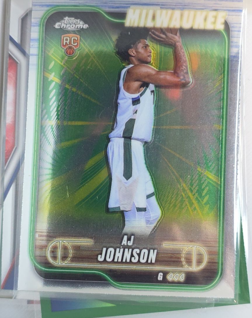 2024-25 Topps Chrome #145 AJ Johnson — front