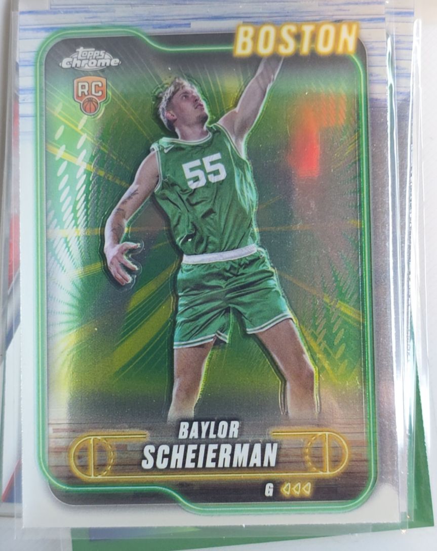 2024-25 Topps Chrome #143 Baylor Scheierman — front