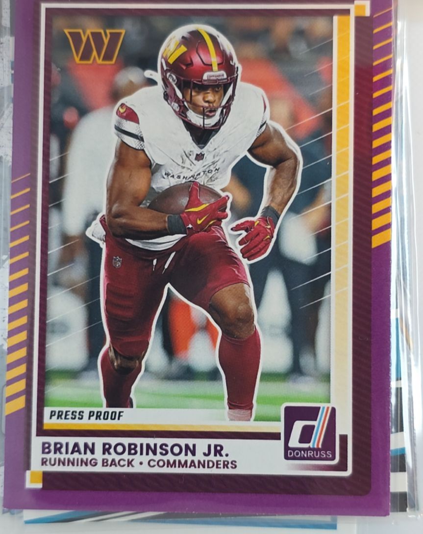 2025 Donruss Football #30 Brian Robinson Jr. — front