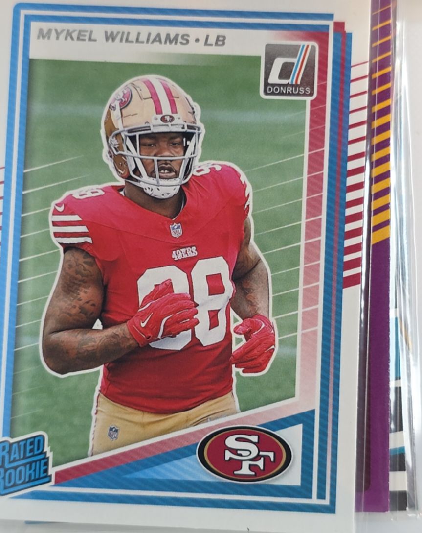 2025 Donruss #319 Mykel Williams — front
