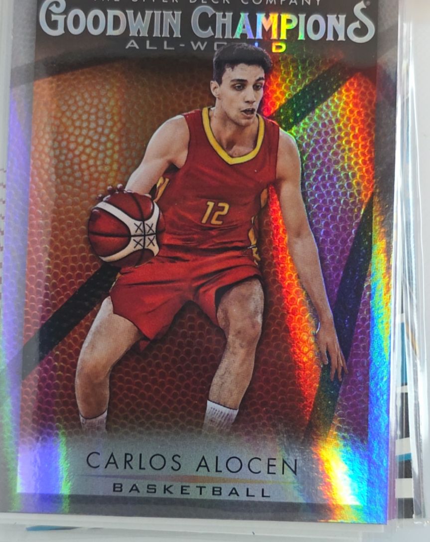 2021 Upper Deck Goodwin Champions #GB-9 Carlos Alocen — front