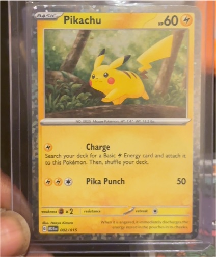 2024 McDonald's #002 Pikachu — front