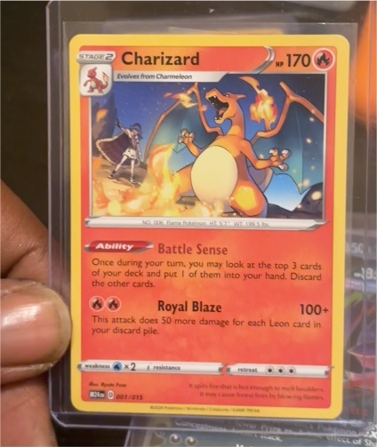 2024 Pokémon McDonald's Promo #001 Charizard — front