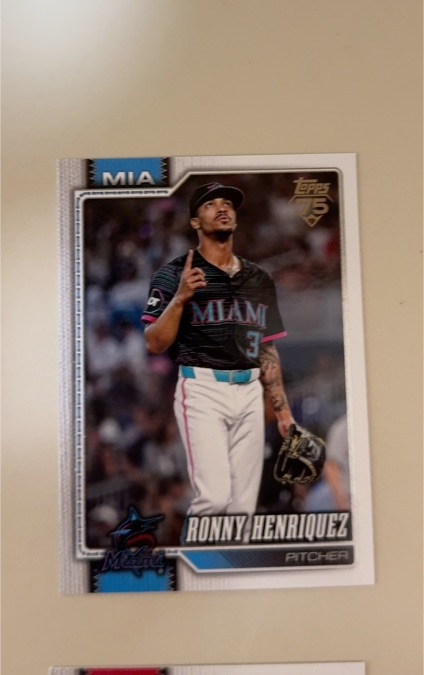 2026 Topps Series 1 #290 Ronny Henriquez — front
