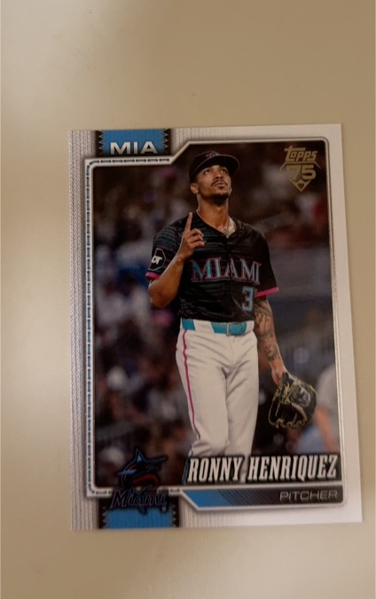 2026 Topps Series 1 #290 Ronny Henriquez — front