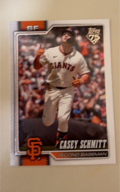 2026 Topps Series 1 #57 Casey Schmitt — front