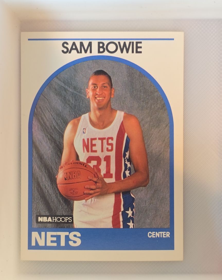 1989-90 NBA Hoops #337 Sam Bowie — front