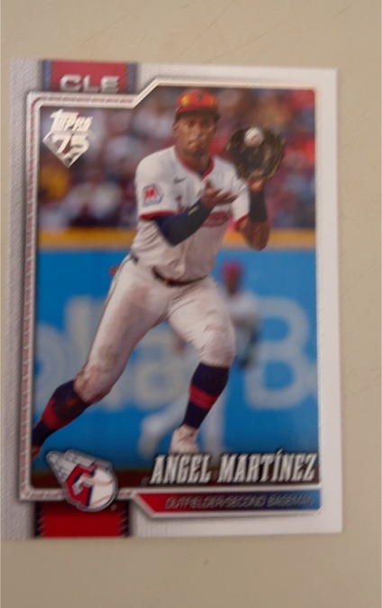 2024 Topps #75 Angel Martinez — front