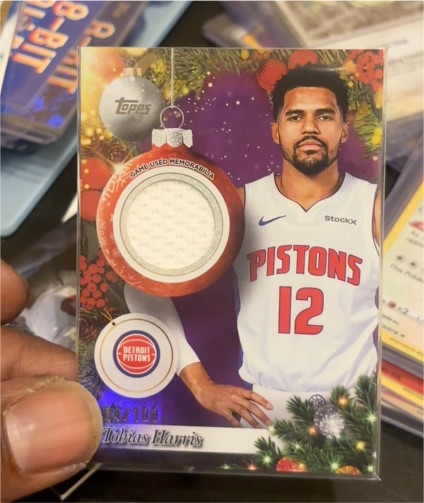 2025-26 Topps Holiday #PR-TH Tobias Harris — front