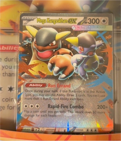 Mega Kangaskhan ex (MEP 025) Black Star Promo — front
