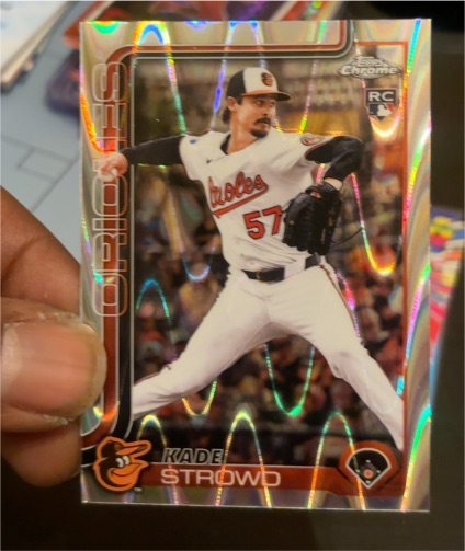 2025 Topps Chrome Update #USC193 Kade Strowd — front