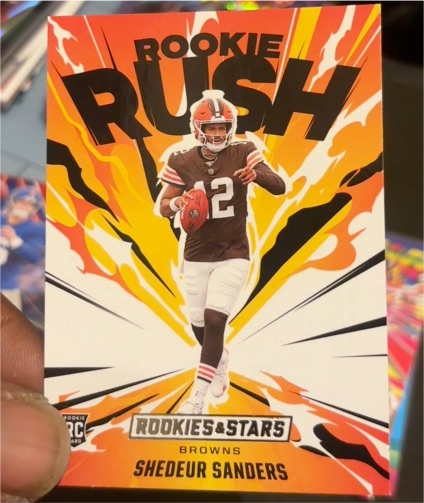 2025 Panini Rookies & Stars #20 Shedeur Sanders Rookie Rush — front