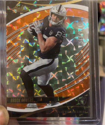 2025 Panini Absolute #17 Brock Bowers — front