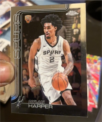 2025-26 Topps Chrome #252 Dylan Harper — front