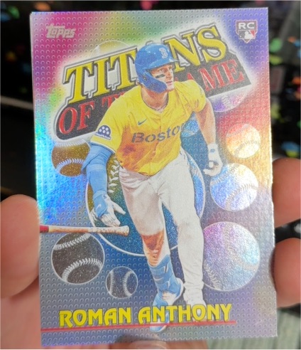 2026 Topps Series 1 #TOG-9 Roman Anthony Titans of the Game RC — front
