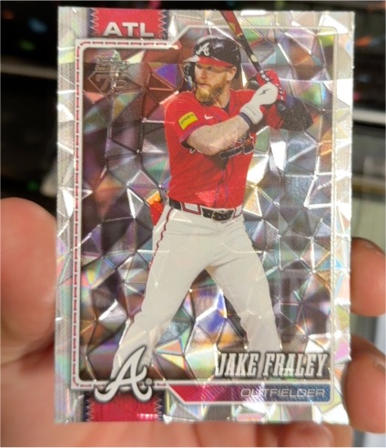 2026 Topps Series 1 Spring Training Parallel #323 Jake Fraley — front