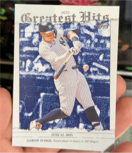 2026 Topps Series 1 Greatest Hits #GH-2 Aaron Judge — front