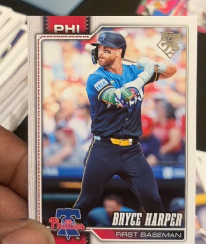 2026 Topps Series 1 #250 Bryce Harper — front