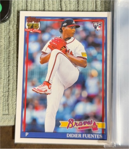 2026 Topps Series 1 1991 Topps #T91-76 Didier Fuentes — front