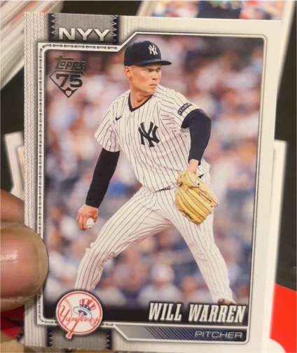 2026 Topps Series 1 #176 Will Warren — front