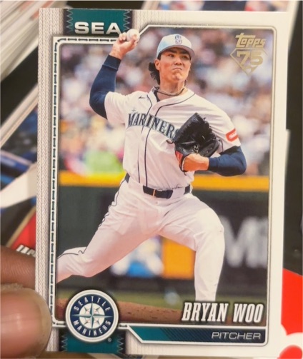 2026 Topps Series 1 #62 Bryan Woo — front