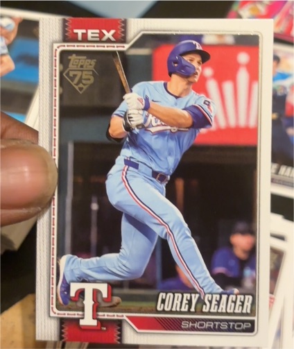 2026 Topps Series 1 #96 Corey Seager — front