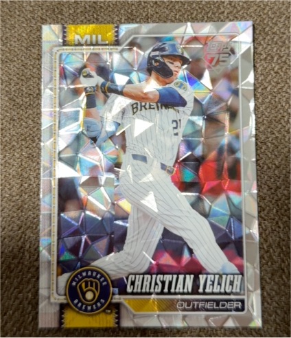 2026 Topps Series 1 #154 Christian Yelich — front