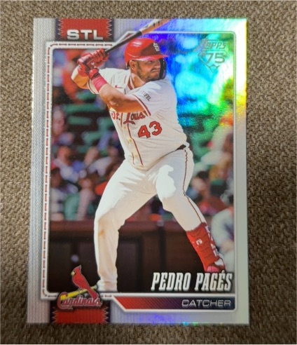 2026 Topps Series 1 #280 Pedro Pagés — front