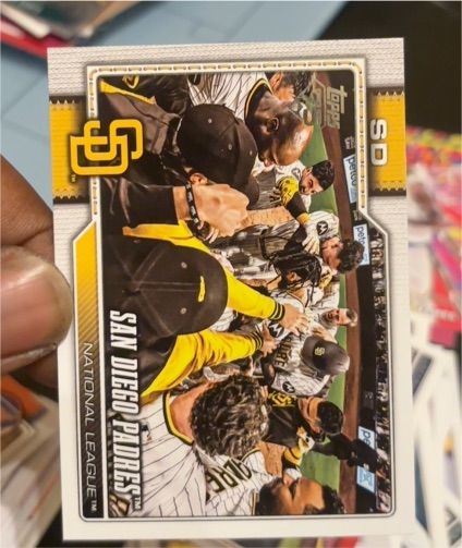 2026 Topps Series 1 #292 San Diego Padres Team Card — front