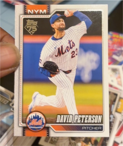 2026 Topps Series 1 #215 David Peterson — front