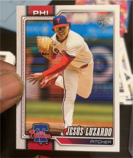 2026 Topps Series 1 #63 Jesús Luzardo — front
