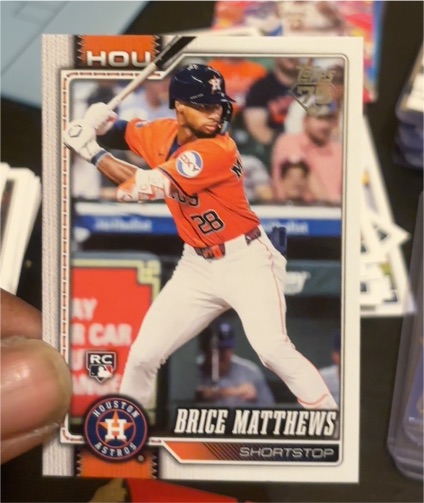 2026 Topps Series 1 #132 Brice Matthews — front