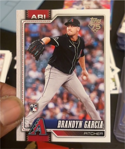 2026 Topps Series 1 #163 Brandyn Garcia — front