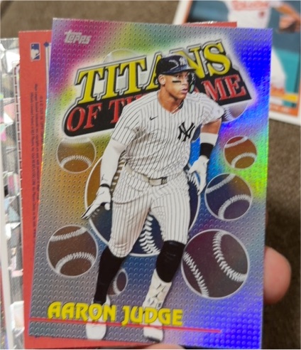 2026 Topps Series 1 #TOG-3 Aaron Judge Titans of the Game — front