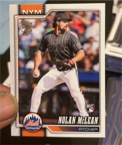 2026 Topps Series 1 #214 Nolan McLean — front