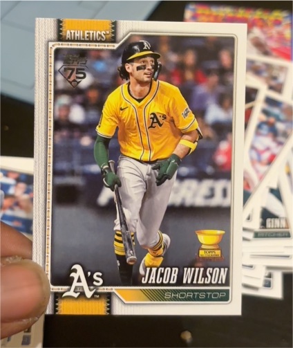 2026 Topps Series 1 #240 Jacob Wilson — front