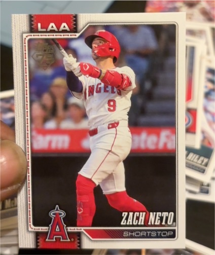 2026 Topps Series 1 #230 Zach Neto — front