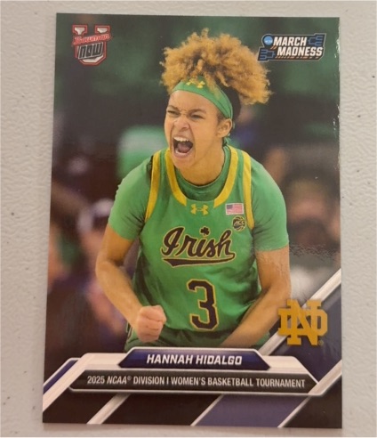 2025 Bowman U Now March Madness #3 Hannah Hidalgo — front