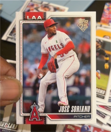 2026 Topps Series 1 #319 Jose Soriano — front
