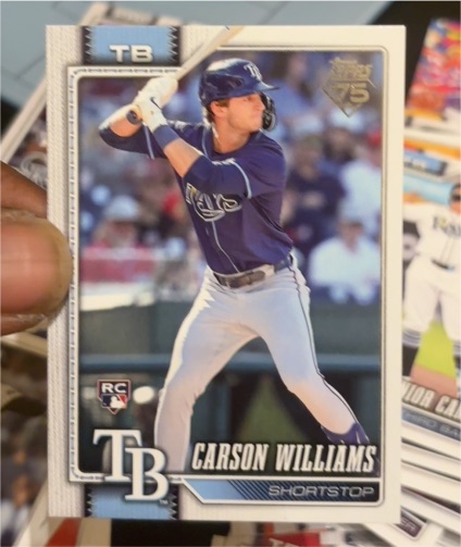 2026 Topps Series 1 #25 Carson Williams — front