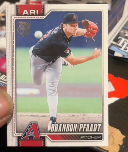 2026 Topps Series 1 #45 Brandon Pfaadt — front